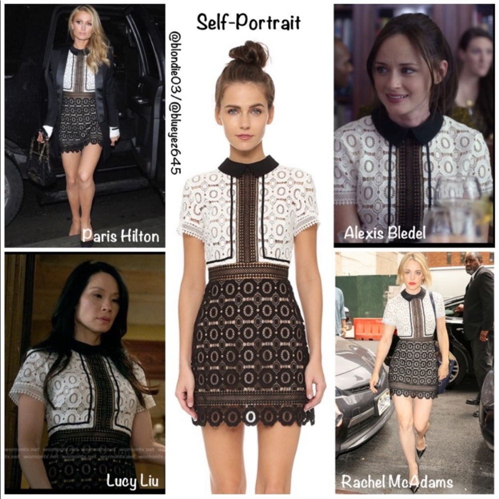 Self-Portrait “Felicia” Lace Dress US 4 UK 8